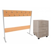 Вішалки для одягу та тумби для бомбосховищ