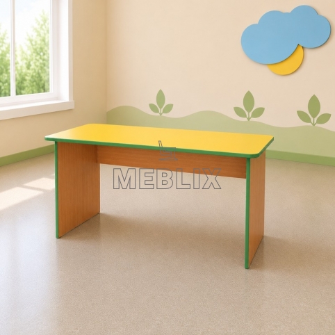 Стіл для дитячого садка з ДСП двомісний