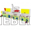 Игровая мебель Паровоз для детского сада от производителя