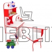 Детская игровая стенка Больница со стульчиком