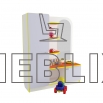 Игровая детская стенка Уголок Красоты 1