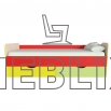 Детская кровать для дома и садика Мозайка