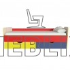 Детская кровать для дома и садика Мозайка