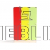 Шкаф детский для раздевалки с цветными дверцами (3 секции)