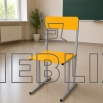 Школьный стул Кадет Плюс на лыжах с прямой фанерой