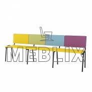 Скамейки для убежища Алиса Микс 1, 2000 мм
