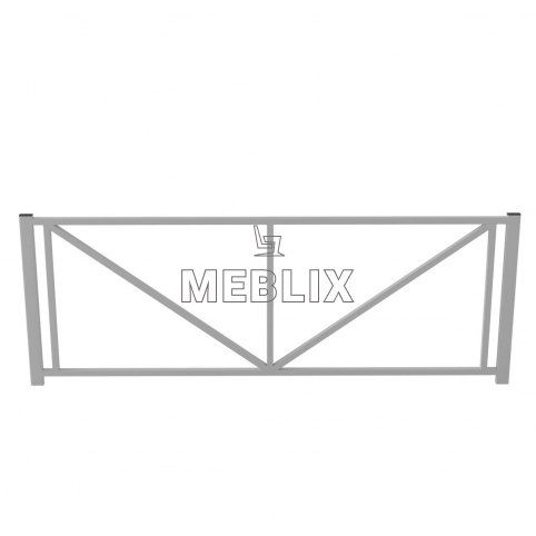 Уличный металлический забор ЗБ-3