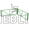 Уличный металлический забор ЗБ-3
