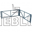 Уличный металлический забор ЗБ-3
